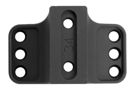 Aluminum accessory mount for C1 34mm rings.